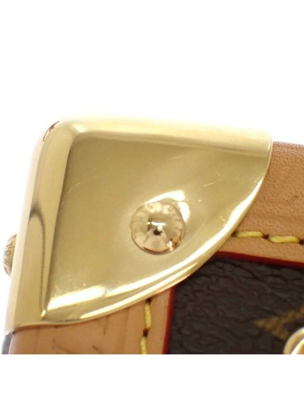 Louis Vuitton Side Trunk PM Shoulder Bag 2-Way Monogram Brown